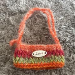 ハンドメイド カップホルダー 手編み ドリンクホルダーのサムネイル