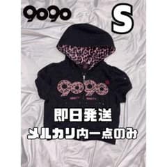 黒 9090 girl OG Logo Glitter Zip Hoodie - メルカリ