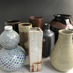 花瓶 まとめて 8点 伊万里焼 その他 花器 虎仙 華道具 茶道具 花生 花