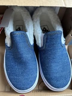 19cm VANS ボアスリッポン デニムスリッポンのサムネイル