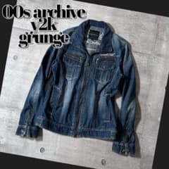 00s archive denim jacket gimmick y2k - メルカリ