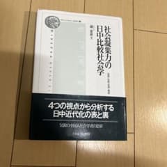 社会凝集力の日中比較社会学 <お値下げ可能>のサムネイル