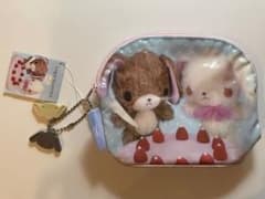 しろうさ くろうさ ポーチ 水色のサムネイル