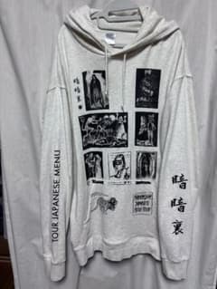 清春 MARDIGRAS Japanese menu パーカー 2XL