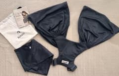 【美品】konny 抱っこ紐 ダークグレー フリーサイズ 収納袋付きのサムネイル