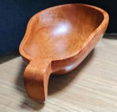 木製ボウル 持ち手付き イベント景品にどうぞのサムネイル