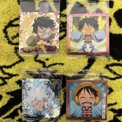 ONE PIECE 大海賊シール　ルフィ　セット　オマケ付きのサムネイル