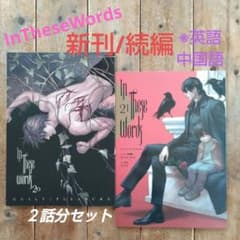 【日本未発売】２冊「In These Words」続編 chapter20,21 日本未発売】2冊「In These Words」続編 chapter20,21 - メルカリ