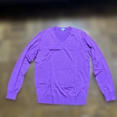 ユニクロ　メンズ　Ｖネックメリノウールセーター