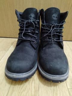 Timberland レディース ワークブーツ ブラックのサムネイル
