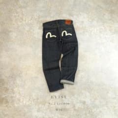 W36 極美 EVISU No2 2000 デニム 白カモメ 濃紺 山根期 - メルカリ
