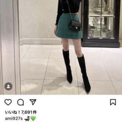 DIANA ダイアナ シルエットにうっとり レザーフィットブーツのサムネイル