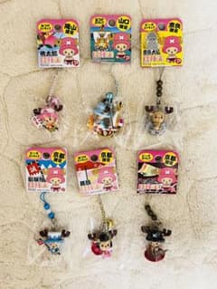 ワンピース　ご当地チョッパー　山口、岡山、奈良、京都3コ　キーホルダーのサムネイル