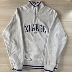 XLARGE ハーフジップ スウェット グレー Mのサムネイル