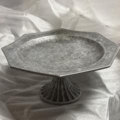 新品 cofe コフェ co+fe 高台プレート 八角 花リム コンポート 新品 cofe コフェ co+fe 高台プレート 八角 花リム コンポート - メルカリ