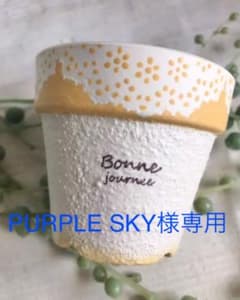 リメ鉢  レース（イエロー、水色）2鉢セットのサムネイル
