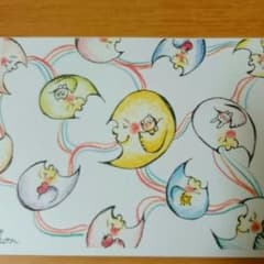 オリジナル絵はがき「お月様」シリーズのサムネイル
