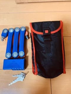 横山ダンダン様専用レッドバロンBL10　バーロック　盗難防止装置鍵3本付き袋付きのサムネイル