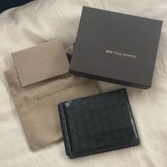 ボッテガ マネークリップ 財布 blackのサムネイル