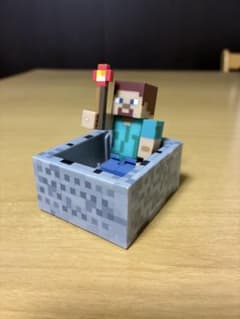 マインクラフト スティーブ トロッコ フィギュアのサムネイル