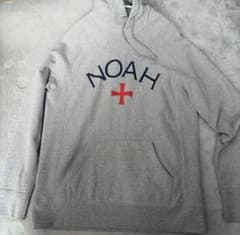 NOAH ノア センターロゴ プルオーバーパーカー グレー Mのサムネイル