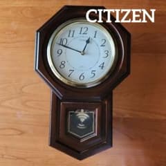 CITIZEN レギュレーター掛時計 ブラウン　振り子時計　シチズン　柱時計 CITIZEN レギュレーター掛時計 ブラウン 振り子時計 シチズン 柱時計