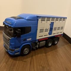 Bruder SCANIA HIGHLINE 家畜運搬トラック ミニカー - メルカリ