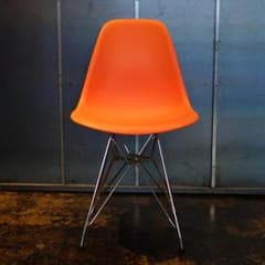 イームズ DSR シェルチェアー イス 椅子 チェア Eames オレンジ - メルカリ