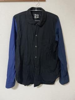BLACK COMME des GARÇONS バイカラー シャツ Mのサムネイル