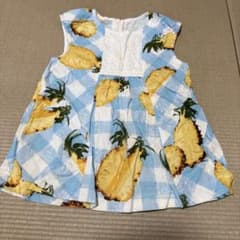 hakka baby パイナップル柄 ワンピースのサムネイル