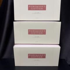 KOSE PURE&SOFT COTTON 天然100%コットン 3箱セットのサムネイル