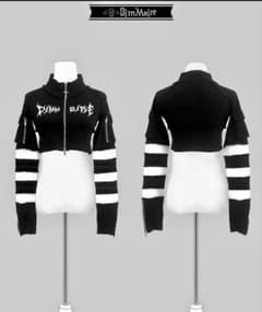 d*9様 ディムモアール ZIP UPクロップトップス ストライプ d*9様 ディムモアール ZIP UPクロップトップス ストライプ - メルカリ