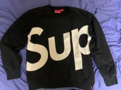 【ゆうさん専用】supreme トレーナー　M 黒のサムネイル