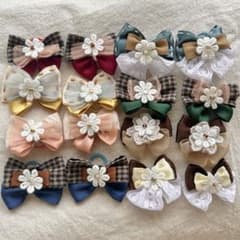 犬用リボン ✿︎ レトロガーリー ✿︎ アソートのサムネイル