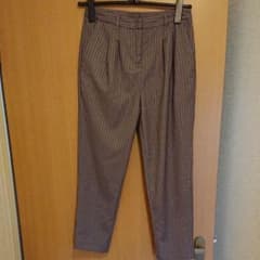 パンツ グレー ストライプのサムネイル