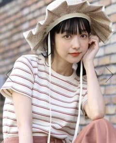 Casselini プリーツハット　☆試着のみのサムネイル