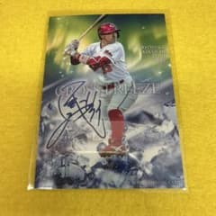 菊池涼介 2016 BBM 2nd 広島 トレカ 青色プリントサイン入り 非売品