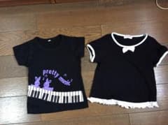 お値下げ中　　女の子   Tシャツ4枚ワンピースのセット     お値下げのサムネイル