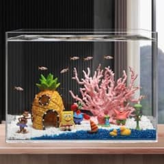 スポンジボブ★アクアリウム★水槽★フィギュア７体セットのサムネイル