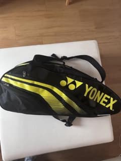 YONEX バドミントン ラケットバッグ イエロー ブラック YONEX バドミントン ラケットバッグ ブラック イエロー - メルカリ