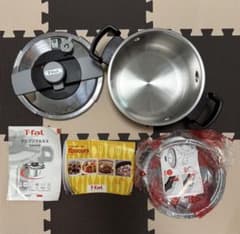 T-faL圧力鍋4.5Lクリプソプルミエ取扱説明書＆圧力鍋お料理ブック付き