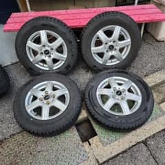 ポ*ポ様 ◆中古美品◆ スタッドレス＆アルミホイール4本セット 145/80R1 145/80R13 スタッドレス 4本セット 外品アルミホイール付き - メルカリ