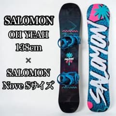 SALOMON OH YEAH 138cm NOVA Sサイズ 2点セット 板 - メルカリ