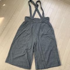 サロペット ワイドパンツ　サスペンダーのサムネイル