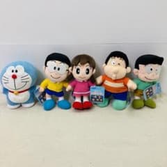 タグ付き ドラえもん 仲間たち ぬいぐるみ 全5種 コンプリート