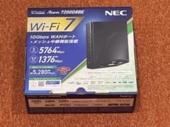 NEC Aterm 7200D8BE Wi-Fi 7 ルーターのサムネイル