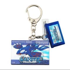 【サファイア】ポケモン パッケージ＆カートリッジキーホルダー　1996-2002のサムネイル