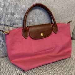 美品　LONGCHAMP  ロンシャン　トートバック　ピンクのサムネイル