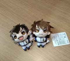 ⑦【ダイヤのA】沢村栄純＆御幸一也 ぬいぐるみマスコット 2点セット