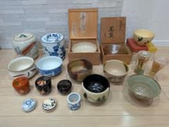 茶道具 まとめ売り 19点　茶碗・水指・棗・茶筅・他 美*山様 茶道具 まとめ売り 19点 茶碗・水指・棗・茶筅・他 - メルカリ